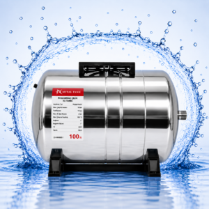 Ανοξείδωτο Δοχείο Πίεσης 100L – Εσωτερικά & Εξωτερικά Ανοξείδωτο